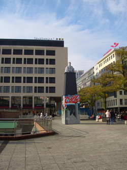 ... auf der Platzanlage „An der Hauptwache”