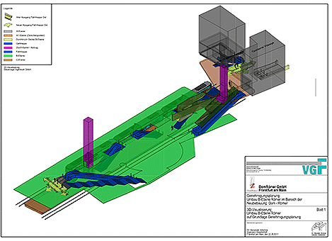 3-D Visualisierung Umbau B-Ebene Römer